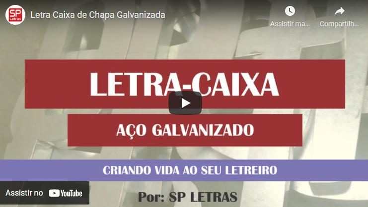Galvanizada - video letra caixa galvanizada